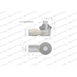 Vairo jungtis 70mm m20x1 5 3141532r93 waryn