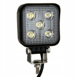 Kvadratinė LED darbo lempa 5 LED 12v 24v