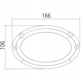 Darbinis žibintas 10 LED 160x65 mm 2900 lm 12 24 v
