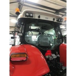 Darbinė lempa 14 LED 42W 2800lm 10 30V rožinė šviesa