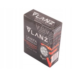 Apvali darbinė lempa 27W 9 LED Glanz L0076G