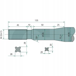 Zab 820mm 43008202203 18818 53162 granitas
