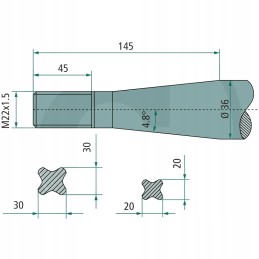 Zab 810mm 43008102201 18831 53140 granitas