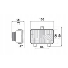 Priekiniai žibintai dešinė, kairė mf 4000 series 3824712