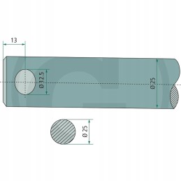 Zab 550mm 43005600000 18560 55025 granitas