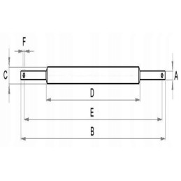Apatinė sija 28 x 50 x 970 mm sa5028kr