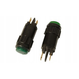 Universali žalia indikacinė lemputė, skersmuo 15 mm