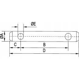 Viršutinės jungties kaištis 19x152 mm cat 1 vapormati