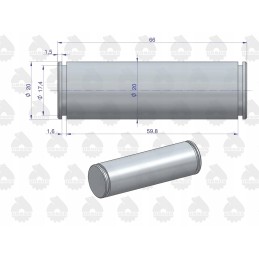 Atraminio kabelio kaištis C 360 originalus Ursus