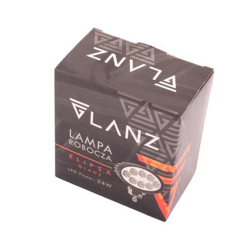 Darbo lempa Ellipsa 24W 8 LED Glanz L0109G