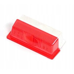 Raudona ir balta motogeneric markerinės lempos gaubtas