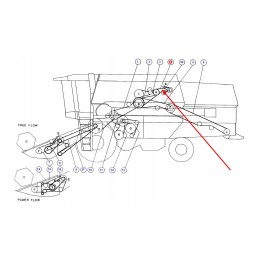 D41990061 kombinuotas trapecinis diržas 4b x 2175 lp