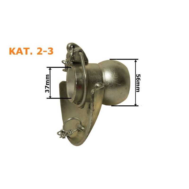 Apatinis pakabos rutulys 37x56mm 2 kat. 3 antkaklis