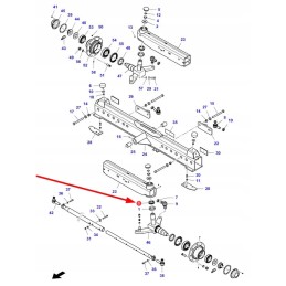 D41658000 galinės ašies stabdymo žiedas