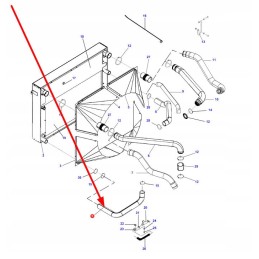 D28787132 aušinimo sistemos žarna