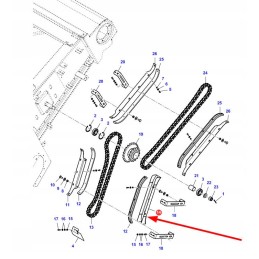 D28284824 grūdų elevatoriaus pavaros tvirtinimas