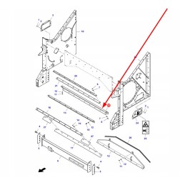 D28180627 kūlimo agregato korpuso juosta