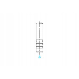 Išmetimo vožtuvas 0842 osvat sėdynė vw cordoba golf