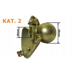 Kamuolys su apykakle 56x28x12mm 2 kategorija 2
