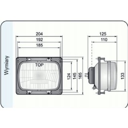 Wesem RE 27708 02 LP priekinis žibintas