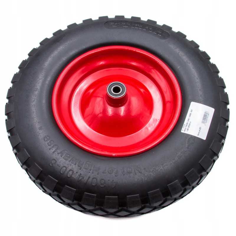 Karučio ratas pilnas putplasčio 4 00 8 rutuliukai 12 mm skersmens