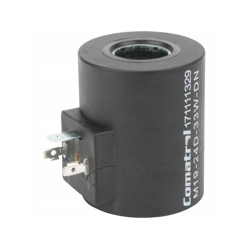 Solenoidinė ritė m19 24v dc 33w 19mm komatrol