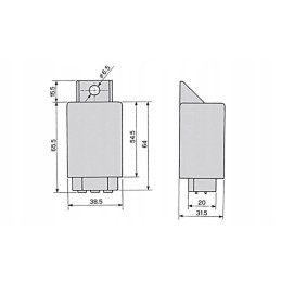 Cobo posūkio signalo relė 1900960000