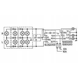 Cobo posūkio signalo relė 1900960000