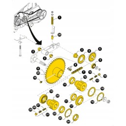 Cnh new Holland 720cg stebulė 84800125