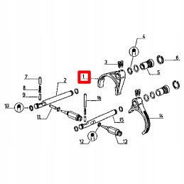 Pavarų dėžės šakės 7700036819 770003512 renault orig