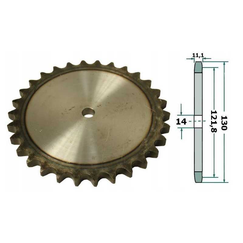 Žvaigždė ritininei grandinei 12b 1 iš 20 130 mm
