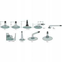 Vamzdis su automobilio vožtuvu 11 5 80 15 3 tr 15