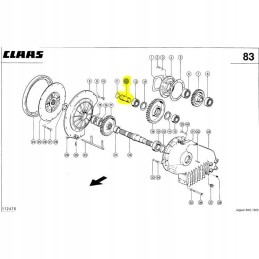 Claas Jaguar 0774811 sankabos disko velenas