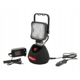 Įkraunama LED dirbtuvių lempa 12v 230v kramp