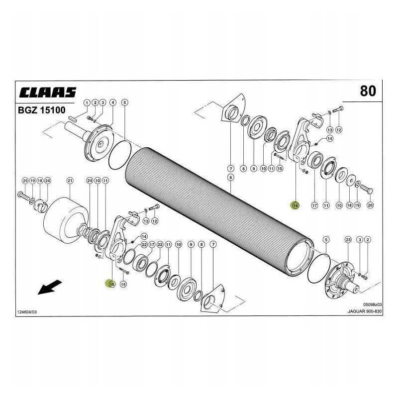 Claas jaguar 67875 trupintuvo guolio korpusas 1