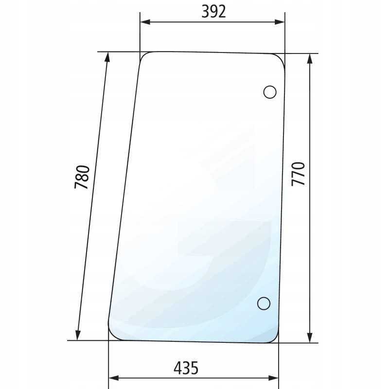 Claas Ceres šoninis langas kairėje dešinėje