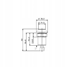 Claas Axion GTV valdymo jungiklis, apvalus