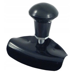 H8M56 rutulys vairui, tiesi rankenėlė, juodas sunkvežimis