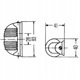 Posūkio žibintas hella 2ba001227211