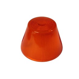 Aukštas šviestuvo gaubtas, oranžinis plastikas