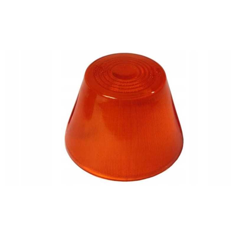 Aukštas šviestuvo gaubtas, oranžinis plastikas