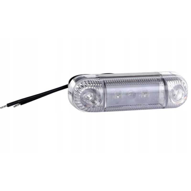 LED šoninė gabaritinė lemputė w61 oranžinė 12 24v