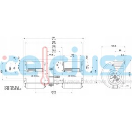 Ventiliatorius SPA 006 b40 vll 22 24v