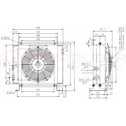 Oro alyvos aušintuvas 12v st150 a46