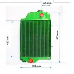 John deere 1040 ktag0169 motogenerinis radiatorius