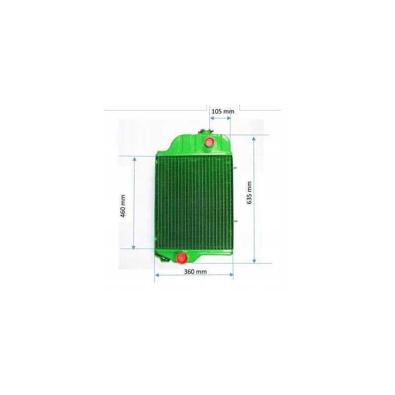 John deere 1040 ktag0169 motogenerinis radiatorius