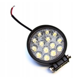 LED darbo lempa apvali 14 led x 3w 42w 12v 24v