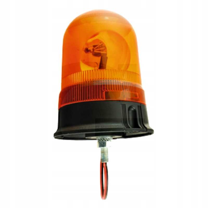 Blykstės įspėjamoji lemputė 12 24v oranžinė