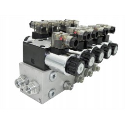 Hydro cetop skirstytuvas 4 sekcijų 24v apkrovos sumažinimas