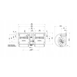 Ventiliatorius SPA 011 a40 22 3 greičių ra3vcv 12v